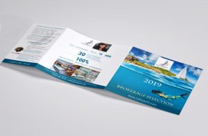 Dépliant 3 volets asymétrique