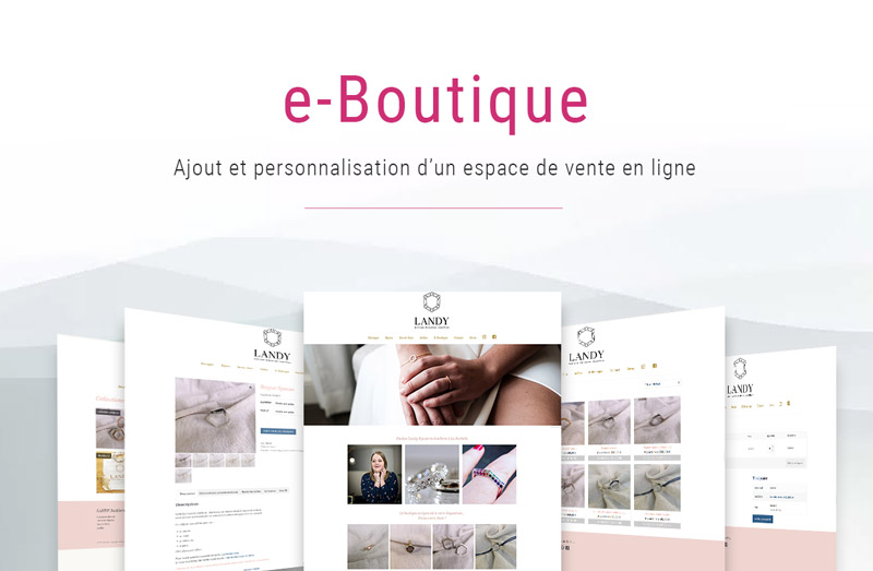2020 : création site web marchand joaillerie La Rochelle